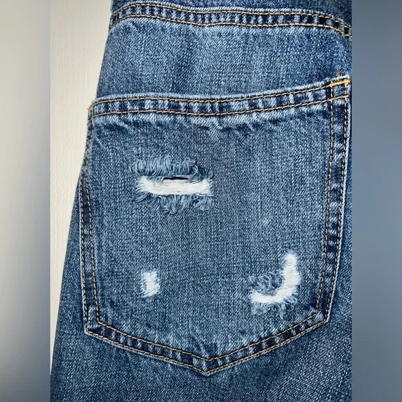 Mid Rise Ripped Jeans - Picture 5 of 6